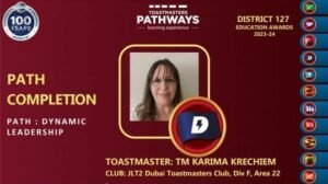 Congratulations Karima on Your Path Completion! 🎉